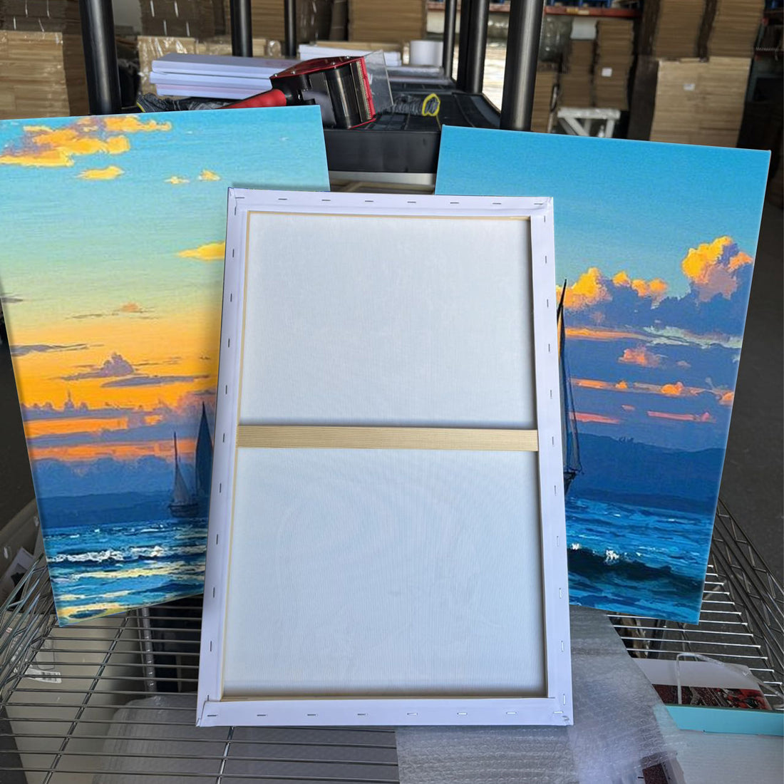 Hanging painting - three-panel single picture canvas hanging painting (4:5)