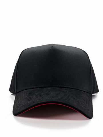 5 Panel Cotton Crown/Suede Brim