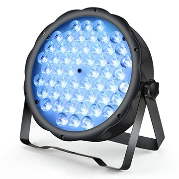 BETOPPER LED Par Lights 54 x 1.5W, RGB Stage Lights DMX DJ Lighting Sound Activated with Stand, Strobe Light & Wash Par Lighting DMX for Parties, Church, Wedding, Bars