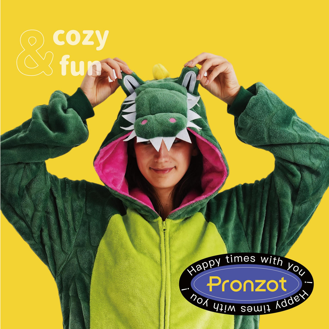 Unisex Adult Costume Onesie,Animal Halloween Costume One Piece Cosplay Suit for Adults,Flannel Hooded Sleepwear