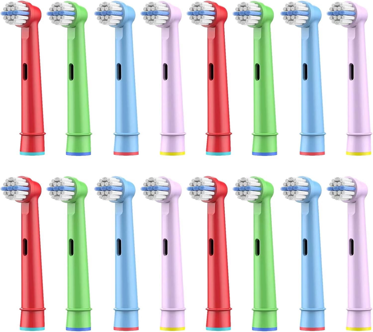 16pcs Kids Replacement Heads Compatible with Braun Oral B Kids Electric Toothbrush, Ultra Soft Bristles